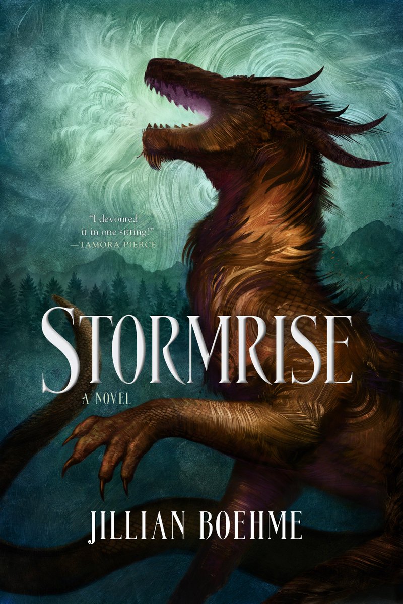 adamsdoyle's tweet image. Excited to have painted a cover for the mighty Tor Books. And a dragon at that! Stormrise by Jillian Boehme, coming this fall 🌟🍁🔥
#fantasy #fiction #dragon #coverart