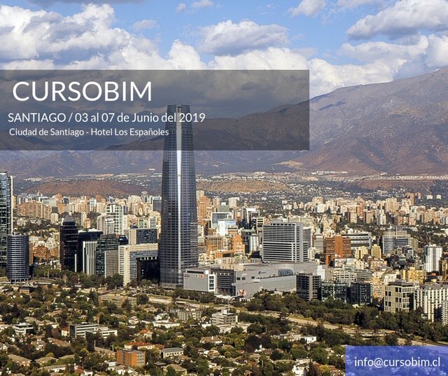 Hola Santiago!! Nos vemos nuevamente el lunes en otra versión de Curso BIM. Mas información imella@cursobim.cl