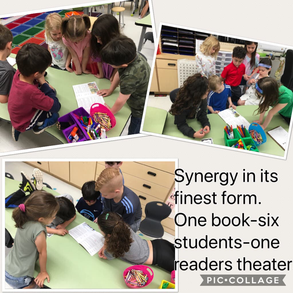 Synergy in its finest form. One book-six students-one readers theater.  #kip109 #en piccollage.com/_JhonspSt
