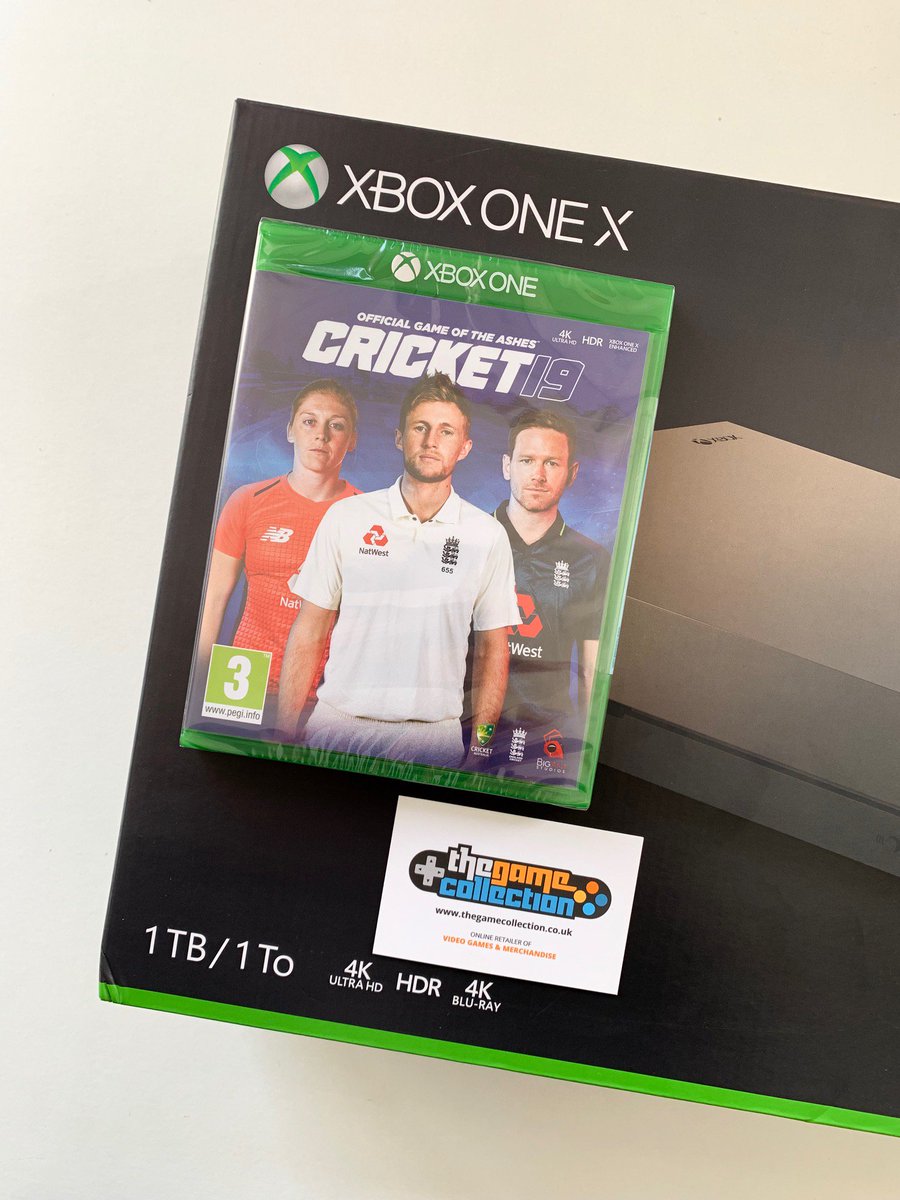 game_collection's tweet image. Celebrating the start of #CWC19&amp;amp; release of 'Cricket 19' we've decided to mark the occasion with a beamer of a #giveaway! Simply FOLLOW US &amp;amp; RT to win an 'Xbox One X - Gold Rush Ltd Edition Console' &amp;amp; 'Cricket 19 (XB1)'! Winner announced 7/6/19 @ 12pm! #XboxOneX #competition