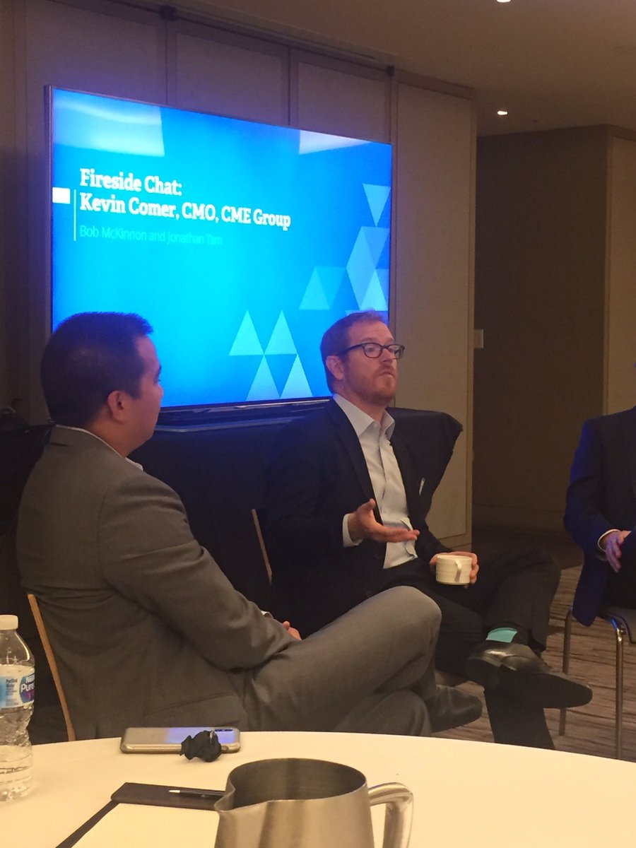 Kevin Comer, CMO of CME talks about their commitment to #data #insights and understanding their #customer #abm #sdforum @siriusdecisions