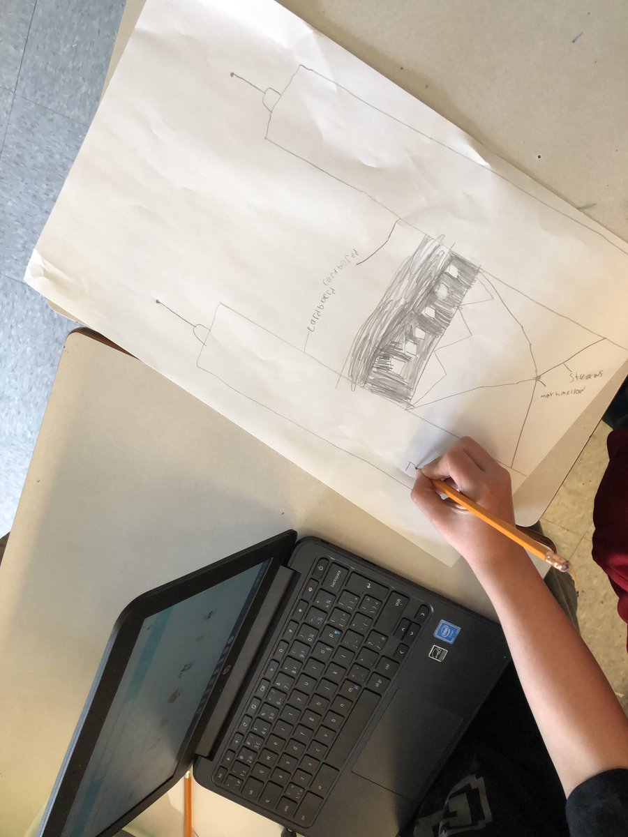 laura_kellock's tweet image. Planning phases of bridges and buildings. #collaboration #tinyengineers @ColdbrookSchool