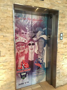 AlabamaGraphics's tweet photo. #TBT to when we had the pleasure of producing various graphics for The National Senior Games, including multiple banners and elevator graphics! @SeniorGames1 https://t.co/0VuC1sEUKX