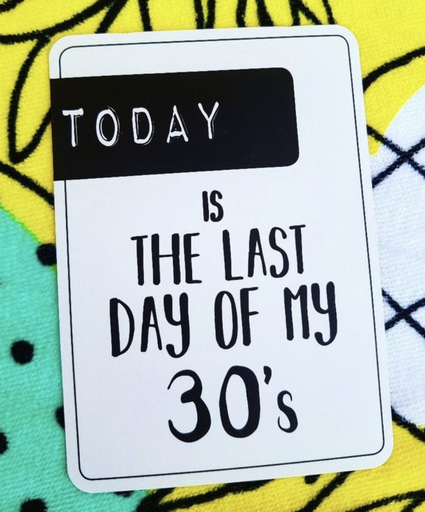 I believe we have an exciting and wonderful year ahead. Bring on 40!