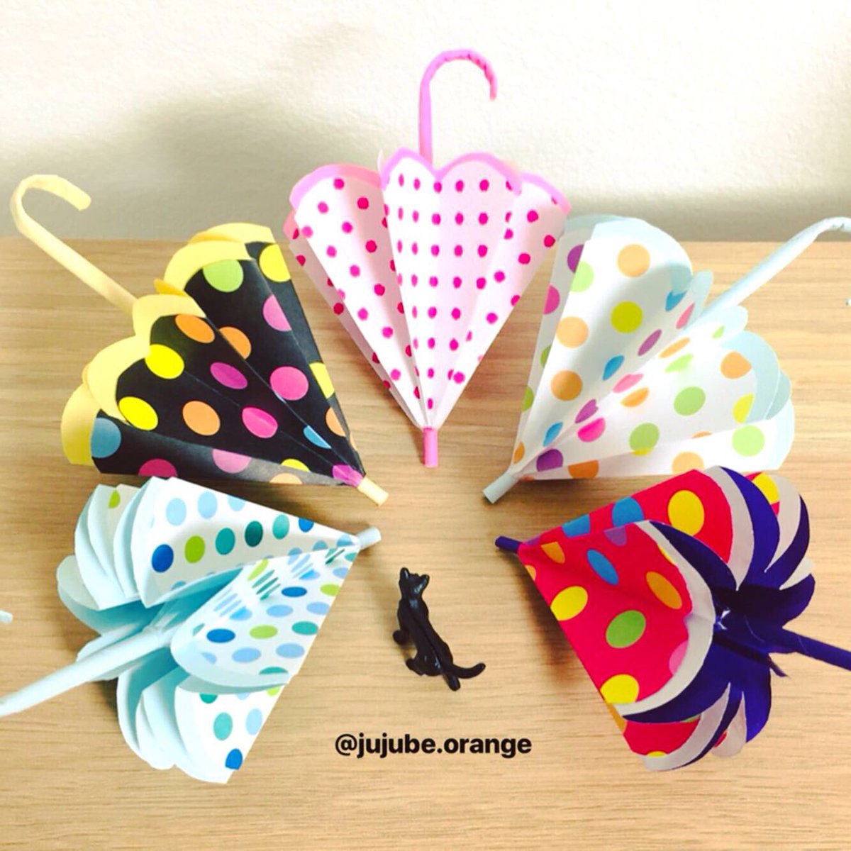 Jujube Orange Twitterissa 折り紙の傘 作り方はyoutube 番傘を簡略化した折り方です 開閉可能 おりがみ 折り紙 Origami かさ
