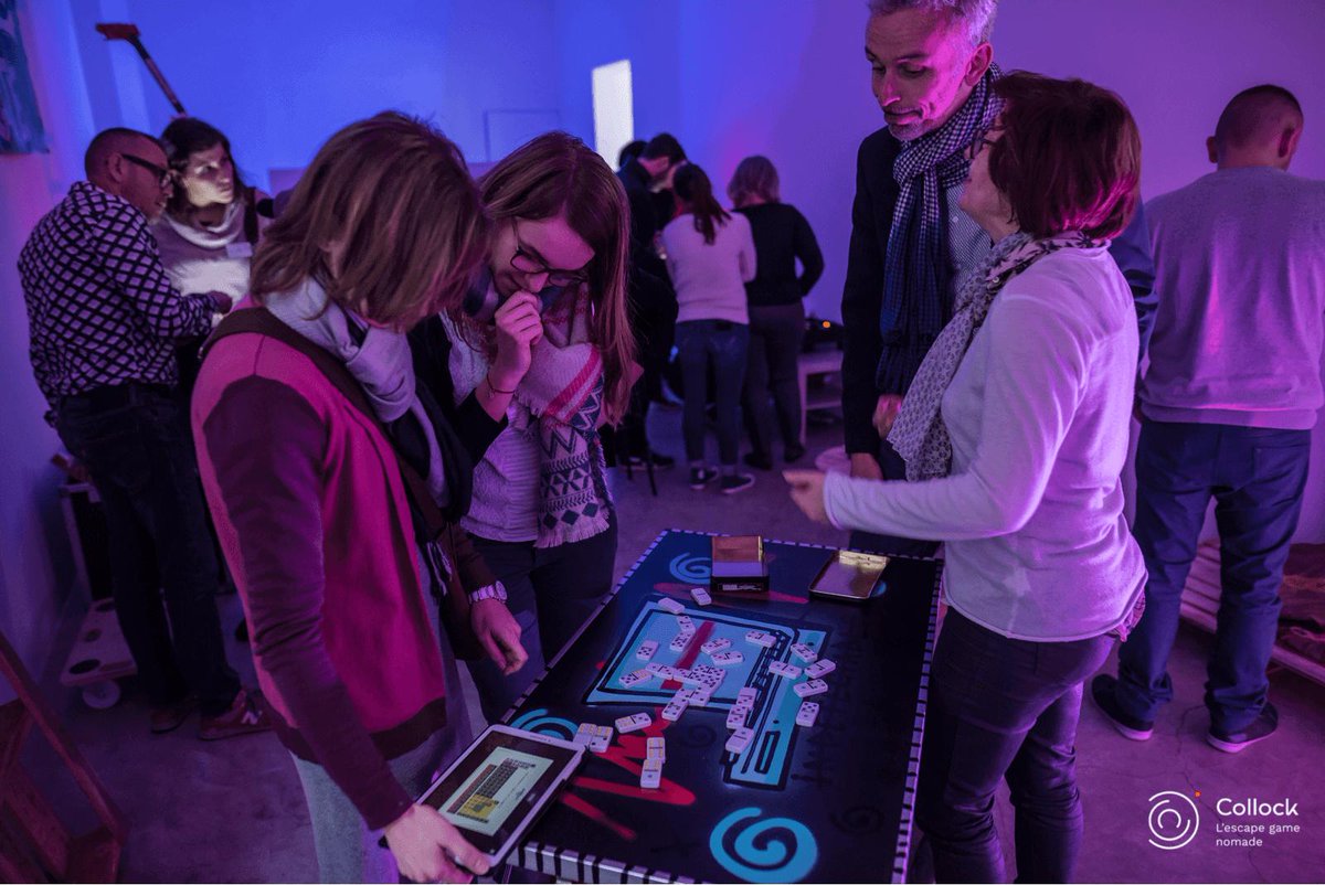 Collock_Escape's tweet photo. L' #escapegame c'est LA tendance à la mode pour jouer en groupe de 4 à 6. Chez #Collock, on crée des escape games pour entreprise pouvant faire jouer plusieurs centaines de joueurs !

Mais comment est-ce possible ? #gamification

https://t.co/vsW0QRFEOw https://t.co/XitdE6Me8M