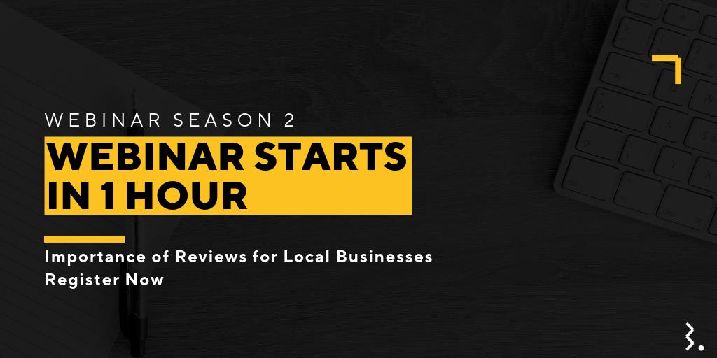 Statusbrew's tweet photo. Today's live and interactive #Webinar is going to start in 1 hour from now. Join us to know the Importance Of Online Customer Reviews.
Register at 👉 https://t.co/CnyEnxtz5C and get your questions ready!
#OnlineReputation #OnlineReviews #BrewTalk https://t.co/aqU7VMnFYf