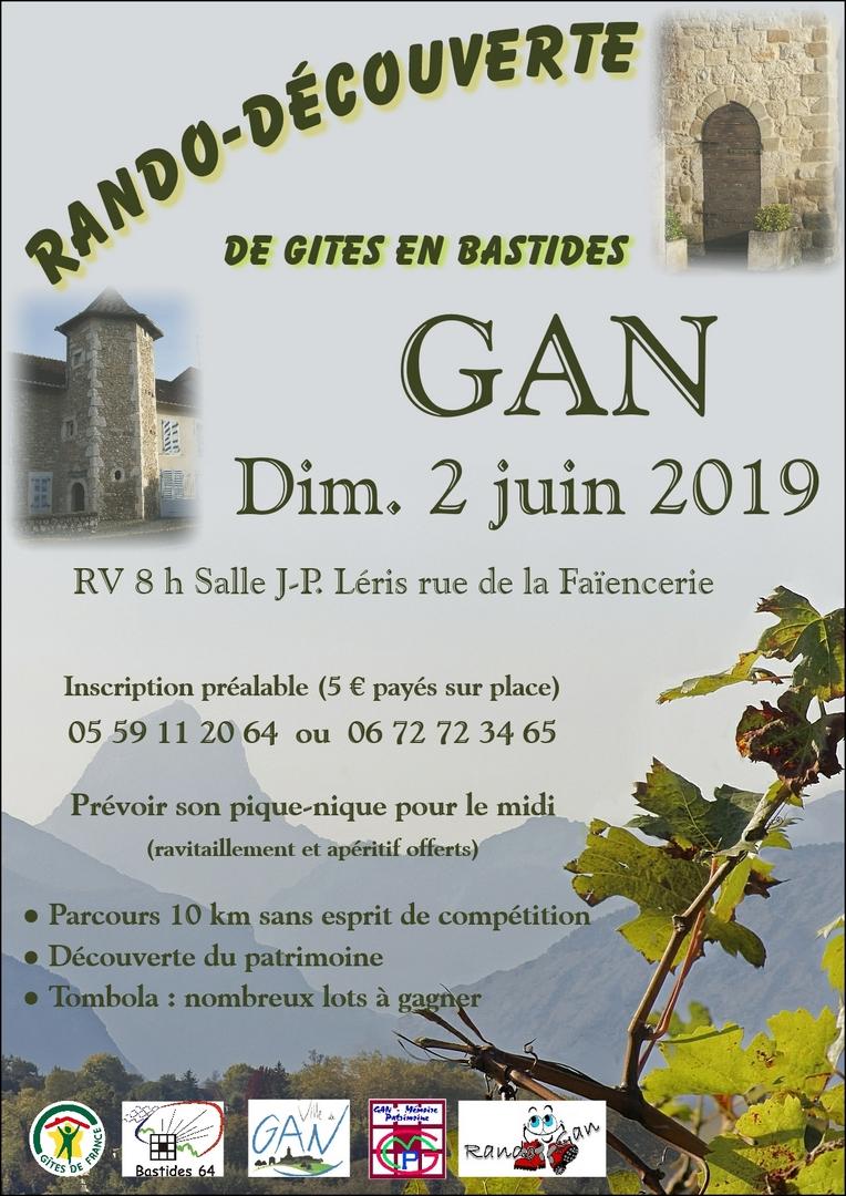 La randonnée à Gan passe par le Domaine Latapy : le 2 juin