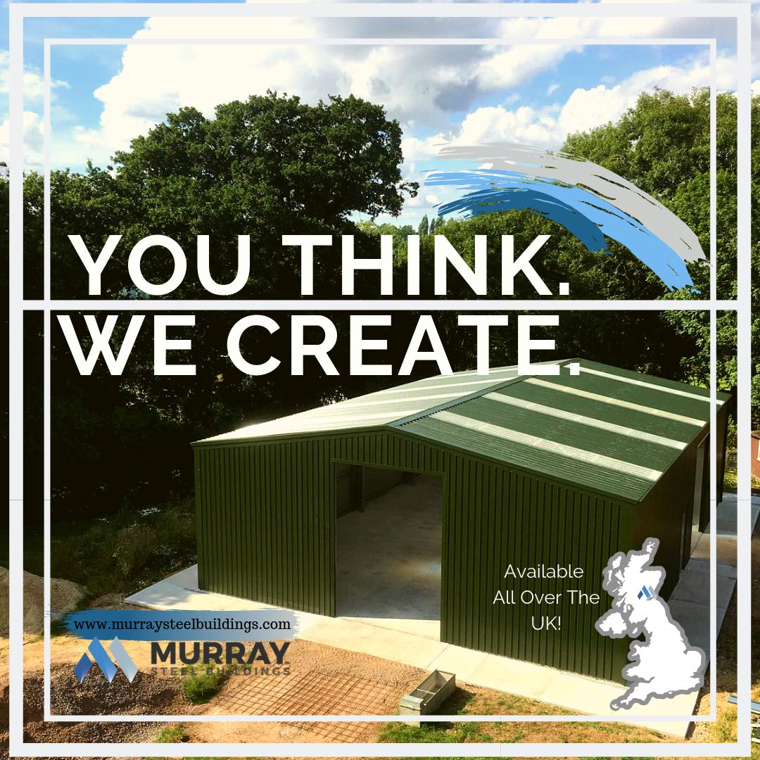 The UK's No.1 Steel Buildings Supplier. 
Buildings Made To Suit You.
#picoftheday
murraysteelbuildings.com/online-store/