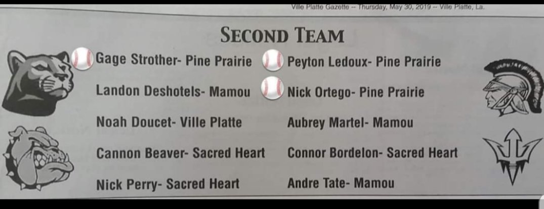 Pine Prairie High School Baseball tweet media