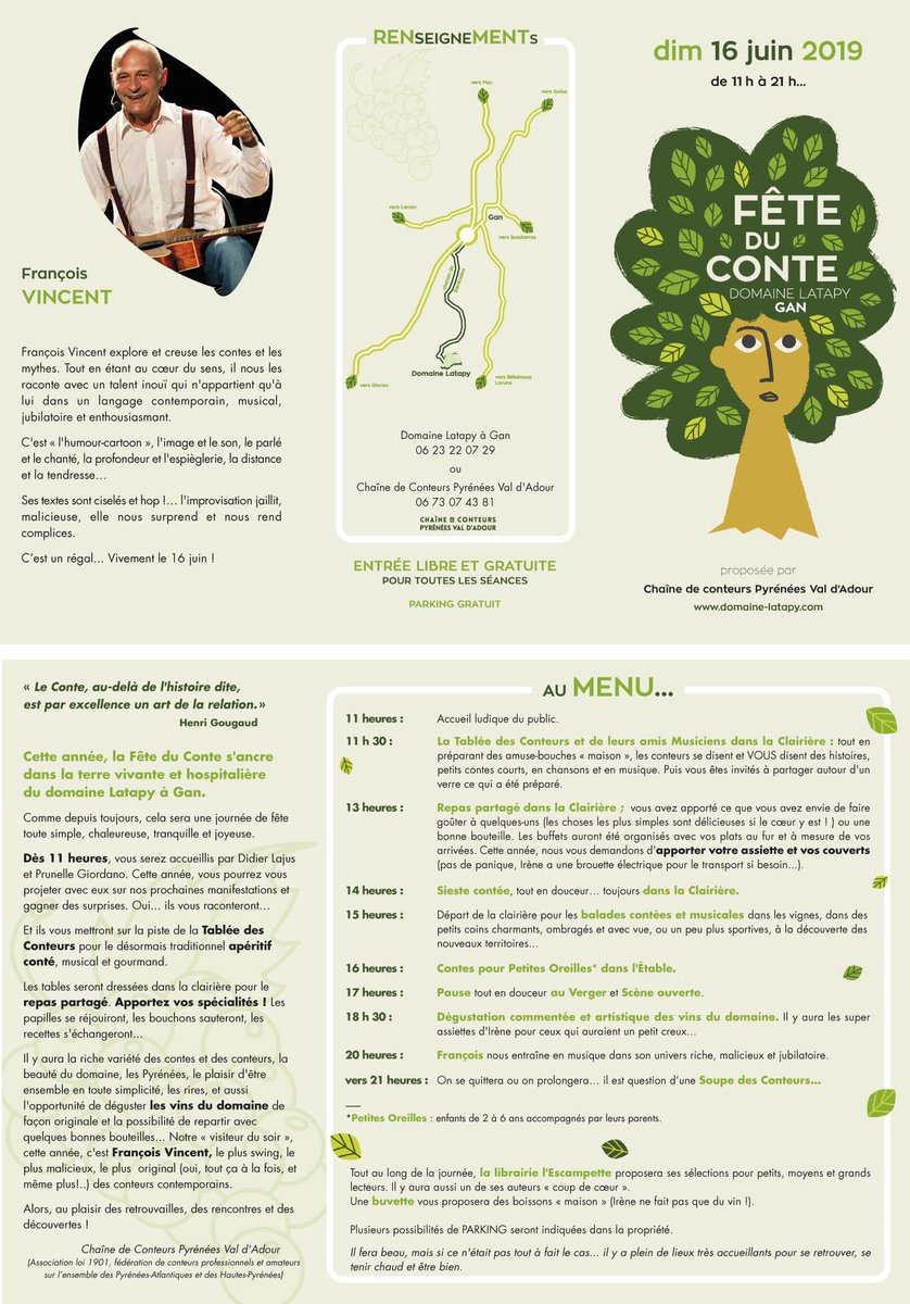 La fête du Conte a lieu au Domaine Latapy à Gan 16 juin