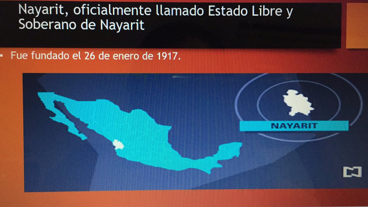 esmefflor's tweet photo. Nayarit fue fundado el 26 de Enero de 1917 #TurismoSostenible https://t.co/wUDM6TL7Tn