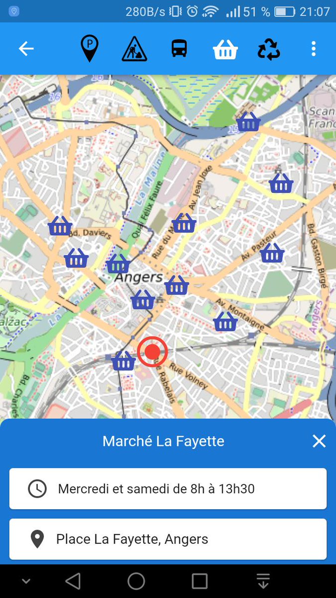 AngersMap's tweet image. Profitez du week-end pour faire un tour au marché et consommer local. Retrouvez tous les marchés d'#Angers sur @AngersMap
play.google.com/store/apps/det…