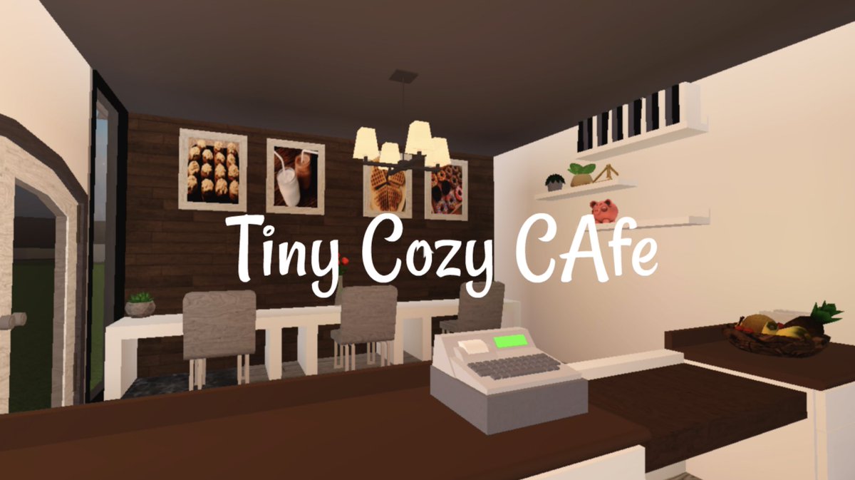 Bloxburgcafe Hashtag On Twitter cute and cozy cafe ids for welcome to bloxb...