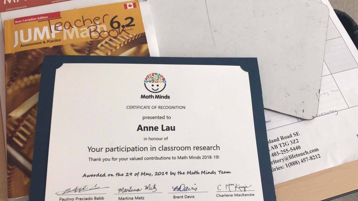 MissALau's tweet image. What a great year it has been getting to work with @UCalgaryEduc and the #MathMinds team to expand my #loveformath and #mathknowledge @JUMP_Math is such an incredible resource and lines up so incredible with the program! #WhoKnewResearchCouldBeThisMuchFun @StMartha_CCSD