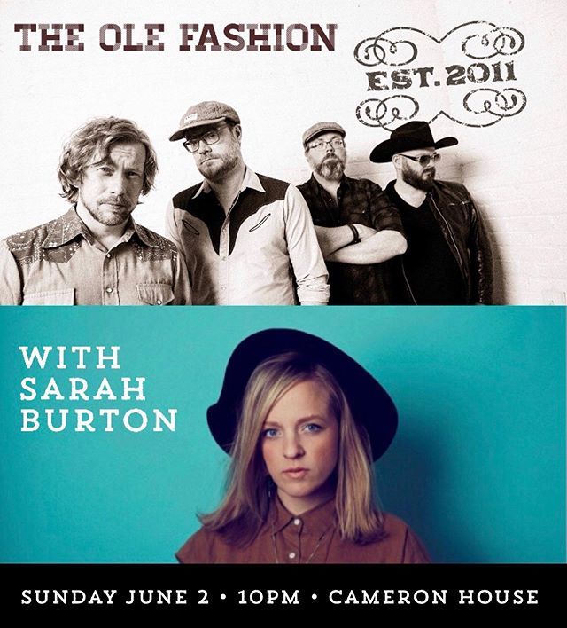 This Sunday! Long-time OF singer <a href="/sarahburtonshow/">Sarah Burton</a> is here on tour for her great new album, and she’s going to join us for a classic Ole Fashion night. Really looking forward to this one #olefashionmusic #americana #altcountry #torontomusic bit.ly/2KcCQ8p