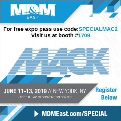 Mack_Molding's tweet photo. Mack is going to #NYC for MD&amp;M East! #Visitus at Booth 1709 to learn about our #verticallyintegrated services, and don't forget to use our #free #AdvMfgExpo pass code! #design #prototyping #molding #machining #sheetmetal #contractmfg #electromechanical https://t.co/SCed2V2pqV https://t.co/vBkaXSr11G