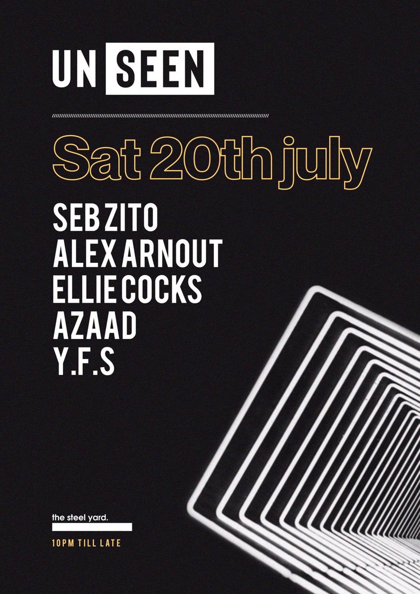 ManLikeAzaad's tweet image. Let’s do this. @UNseenLDN - Saturday 20th July

@seb_zito
@AlexArnout 
@CocksEllie 
@ManLikeAzaad 
YFS