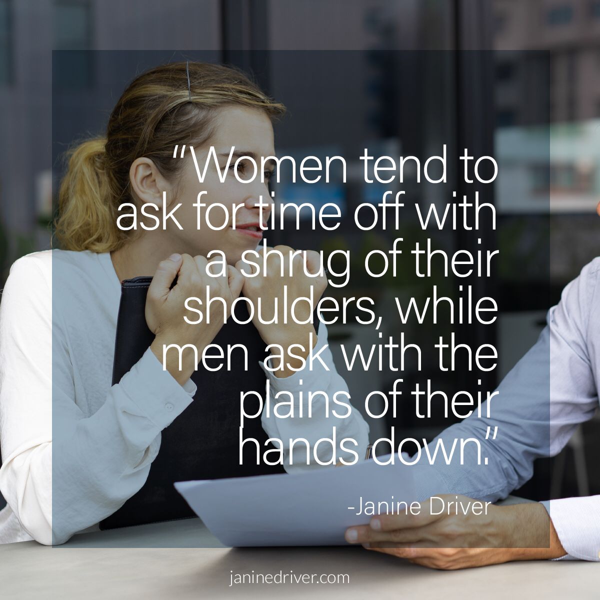 janinedriver's tweet image. Do you notice this move when you’re requesting a day off from work?#BodyLanguage #BusinessLanguage #Business #JanineDriver #Language