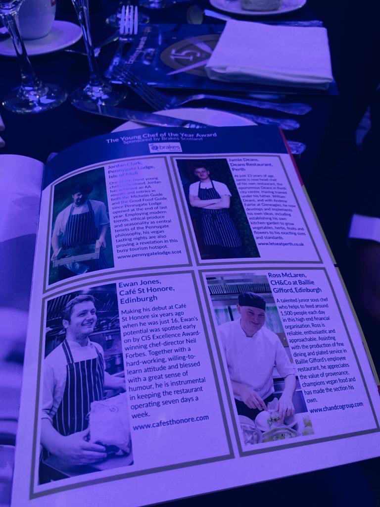 Brakes_Scotland's tweet photo. Looking forward to announcing the winner of the #YoungChefOfTheYear award tonight at the @CISAwards!
We are very proud to sponsor this award.
#BrakesScotland #CISAwards https://t.co/w2o7DiIDG6