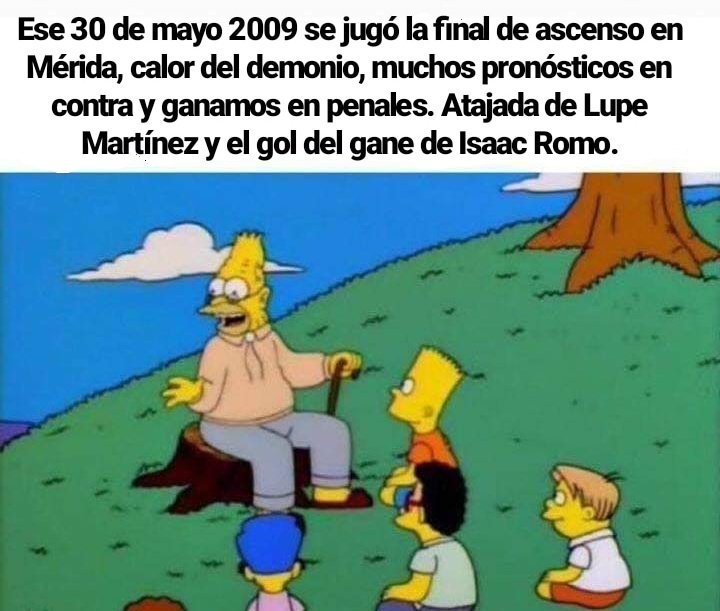 Vaya recuerdos, así me siento cuando les platico a las nuevas generaciones sobre aquel ascenso en el Carlos Iturralde de Mérida, Yuc.