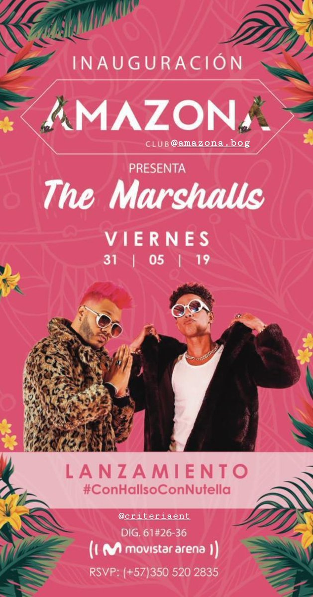 ALoModernoUSA's tweet photo. ¡MAÑANA! Gran lanzamiento de #ConHallsOConNutella de #TheMarshals ¡Evento imperdible! @LaSergioRadio https://t.co/aZxeDi7WTW