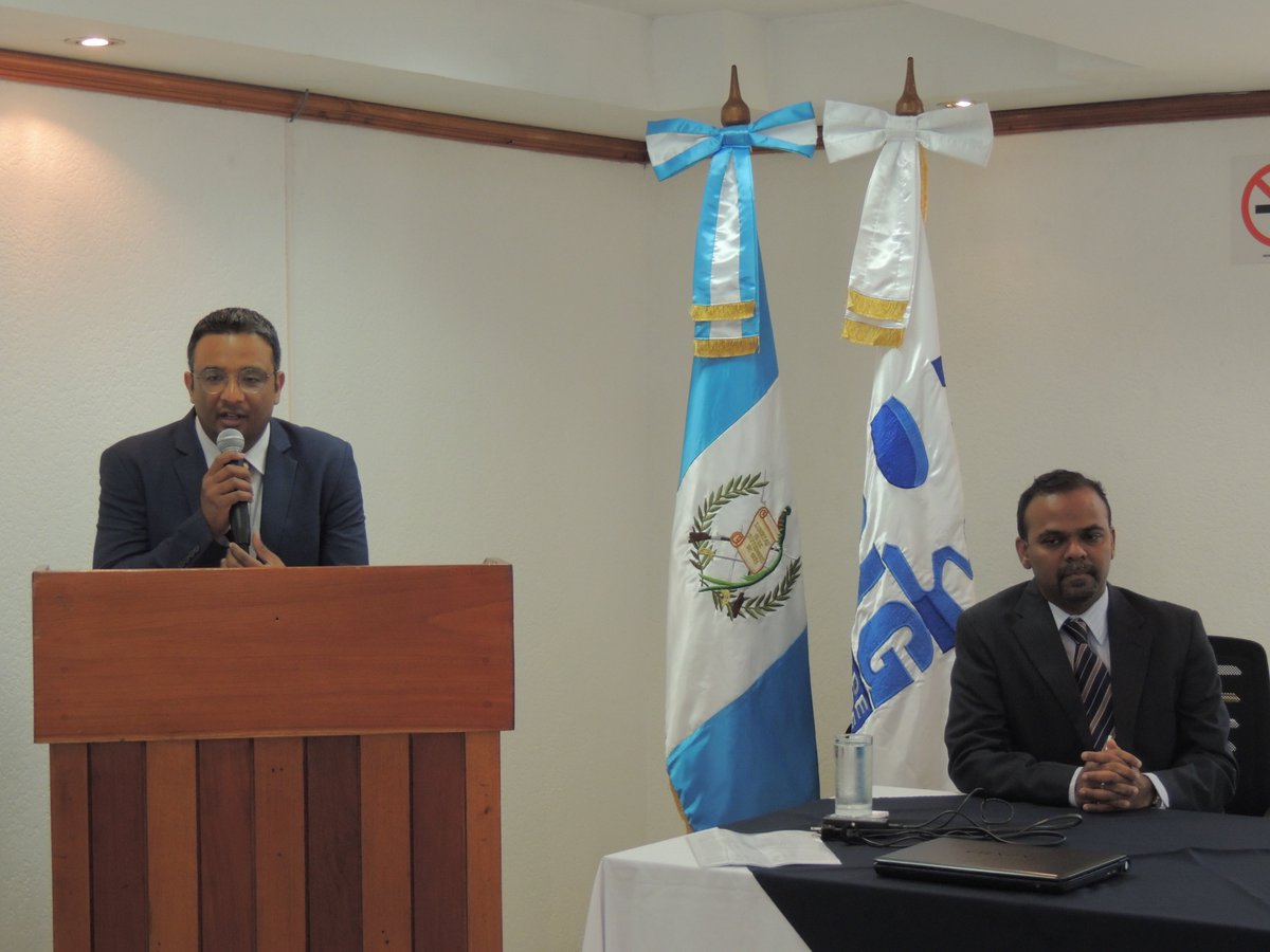 IndiaInGuate's tweet photo. CERAMIX Delegation from India visited the Guatemalan Chamber of Industry and made a presentation on the upcoming CERAMIX Summit and Expo 2019 to members of CACIF, architects and builders on 30 May 2019. #CERAMIX #CERAMIX2019 #IndiainGuate #IndianIndustry #IndianTrade #MakeinIndia https://t.co/1DlfxRekYc