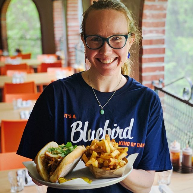 $10 BBQ Banh Mi Lunch! Now —> Wed 6/5! 11:30- 2pm
$10 BBQ Banh Mi Sandwich + 1 Side
Your choice of 15 Hour Brisket, Pulled Pork, or Smoked Turkey stacked on top of a Stewart’s Bakery Baguette, our smoked liver pate, pickled carrot, cucumber + daikon radi… bit.ly/2wrIxam