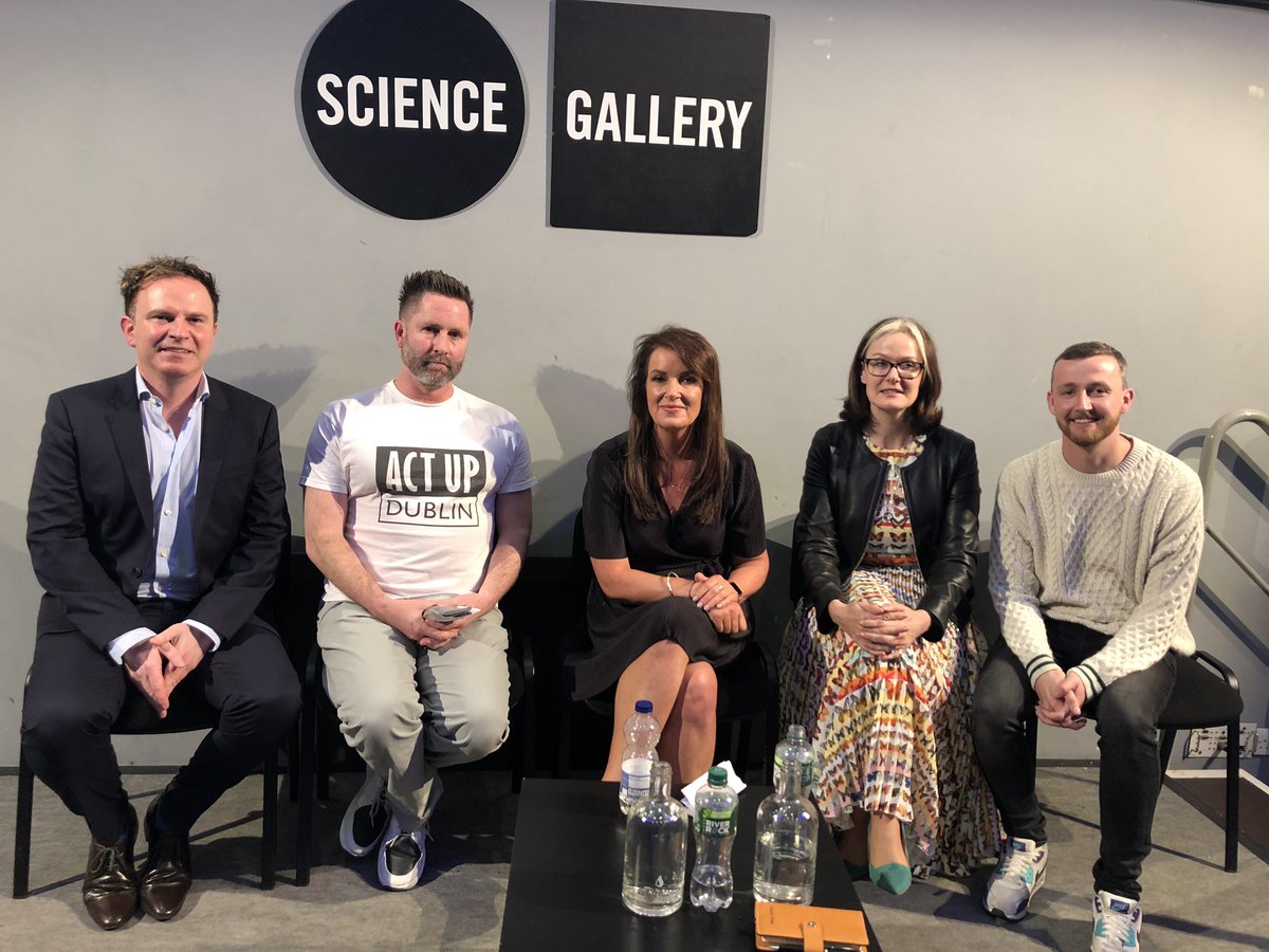 A big thanks to <a href="/SciGalleryDub/">ScienceGalleryDublin</a> and <a href="/ciarakellydoc/">Dr Ciara Kelly</a> for facilitating a great conversation on #HIV this evening. It’s really great to see clinicians, academics and activists coming together to talk about how the past and present responses to HIV will inform our future action.