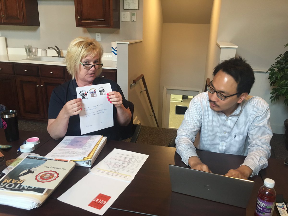 laraclaire's tweet photo. Investigation continues into our customer service culture. We met with a culture historian, who was on the original team from 2005.
After that, we met with our #swaycafe planning team. #teamsalisbury #sway https://t.co/4VgE5W7OqF
