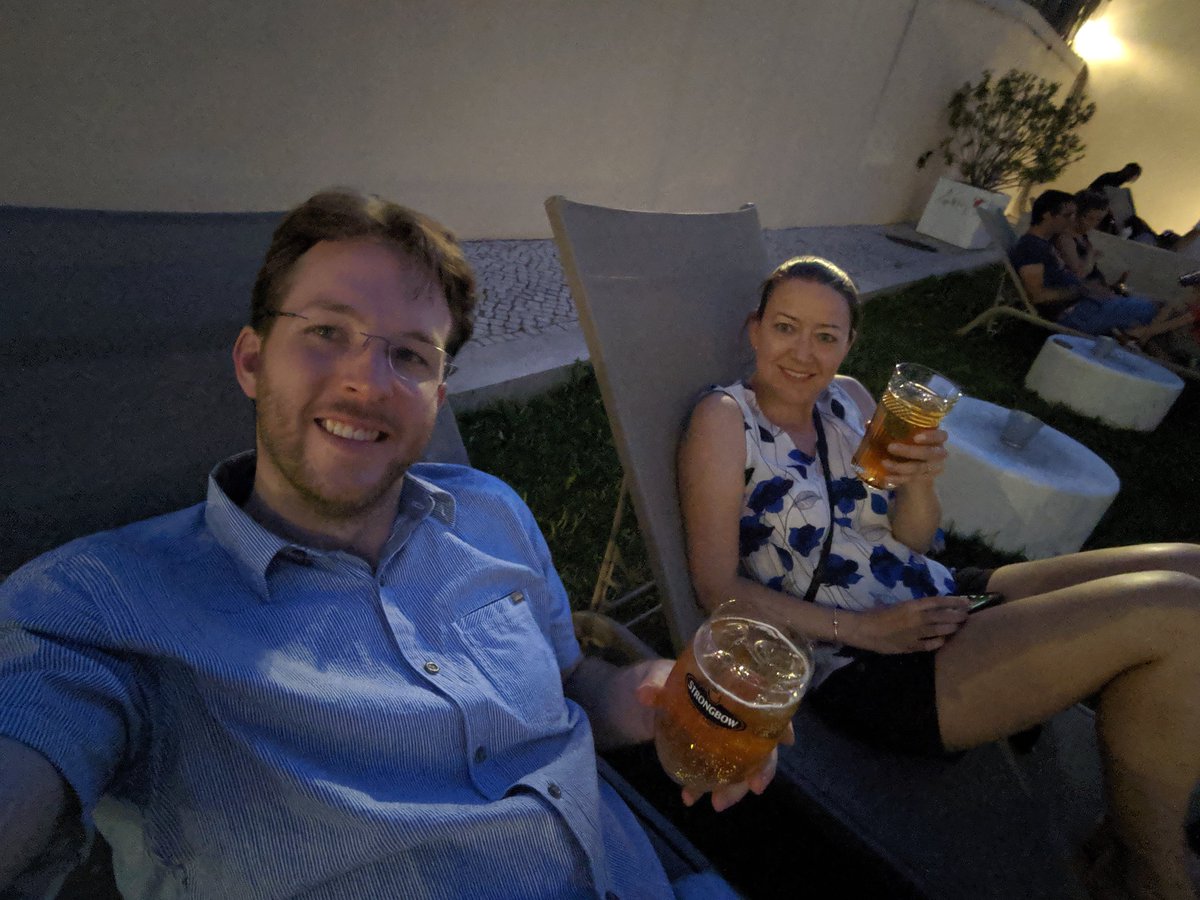tdurkee's tweet photo. Last night in Lisbon before heading to Porto. Taking in some last views of the city and getting a drink with a great view. 🇵🇹🍺🍹#portugal #lisbon #elevatorview #vacation https://t.co/DkrGRu2KMb