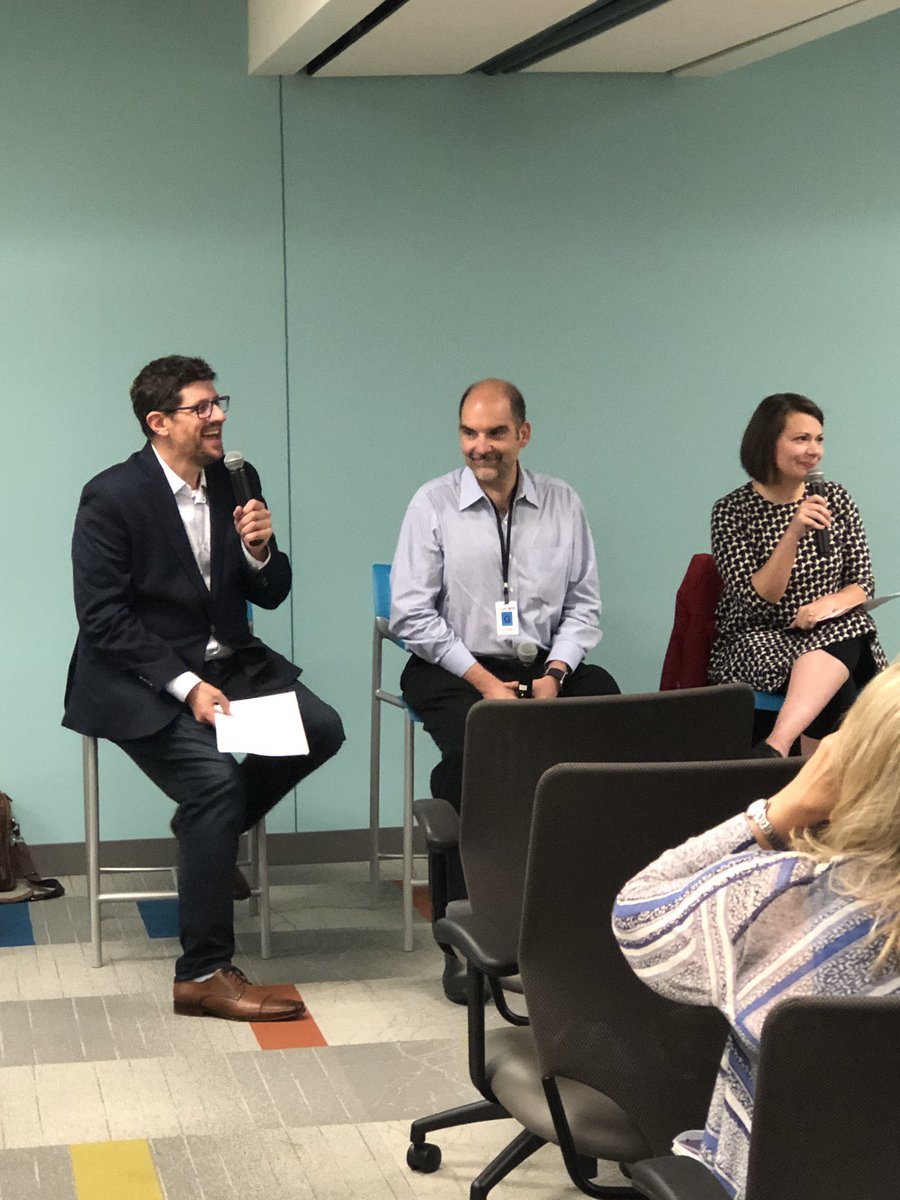 stoutandabout's tweet photo. Awesome @CitizensLeague conversation about #FakeNews with @webertom1 Baird Helgeson of @StarTribune and Kali Freeman of @stpaullibrary at @ucaremn. How to discern? Be curious and skeptical, & open to the idea that you’re wrong https://t.co/hYC8MbxOHA