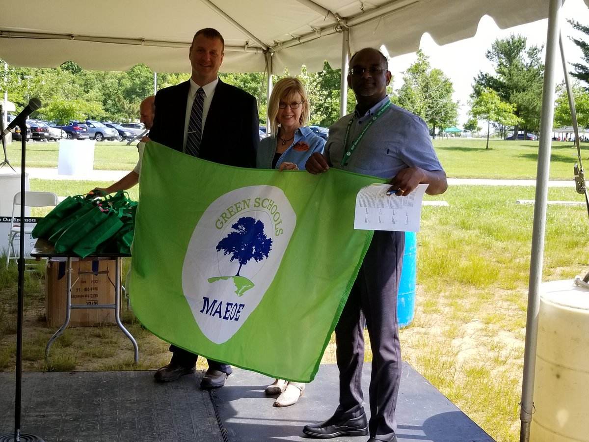 Today Clemente was one of three @mcps middle schools honored at Sandy Point State Park as a Maryland Green School. Congrats to our students, staff, and parents who have spent the past four years making sustainable efforts to make our learning community environmentally friendly!