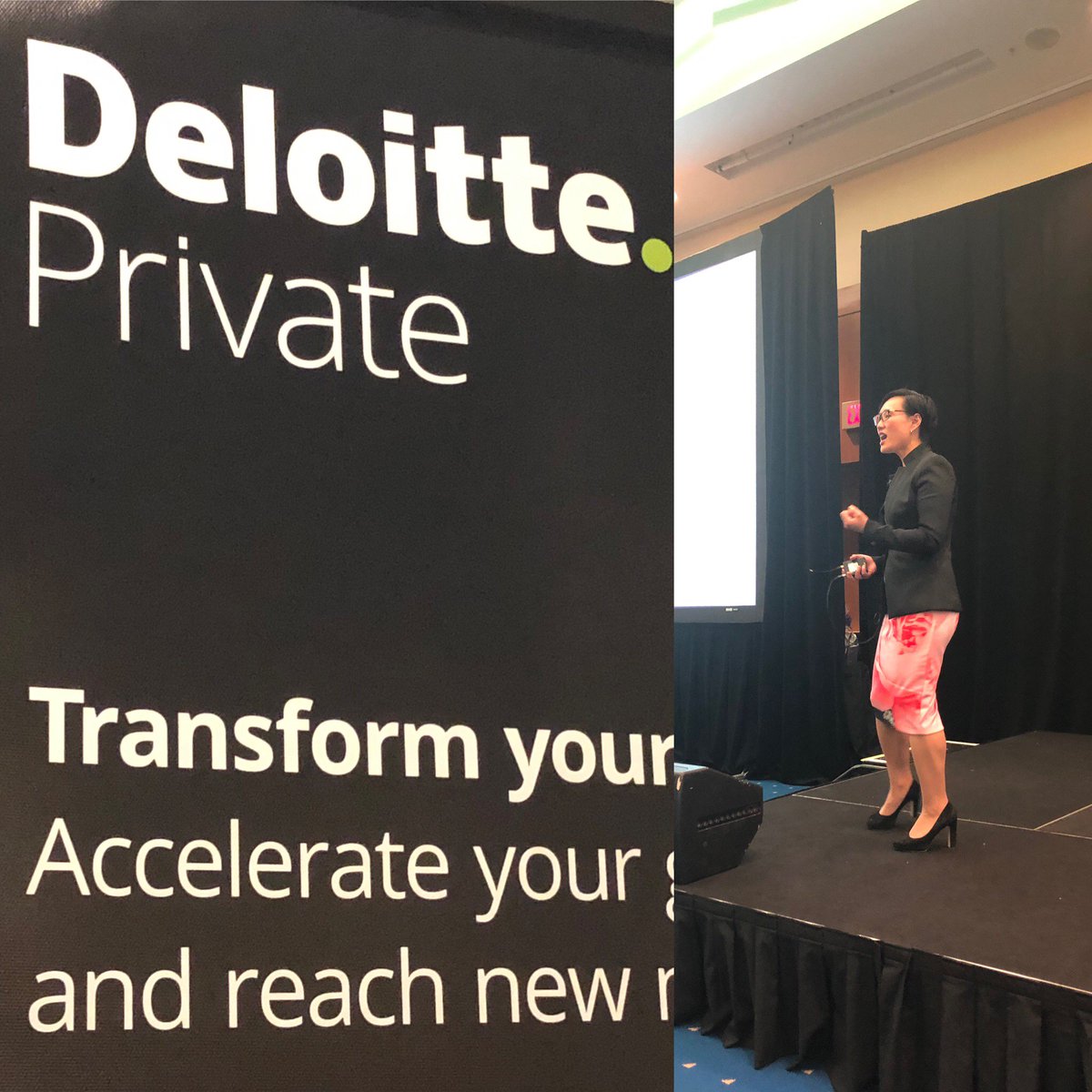And we are off! <a href="/jenniferlee363/">Jennifer Lee</a> @kristinaelkarzin #deloitteconsumer360 <a href="/DeloittePrivate/">Deloitte Private</a>   <a href="/Google/">Google</a> presenting our joint consumer study. We as consumers are disrupting faster than ever