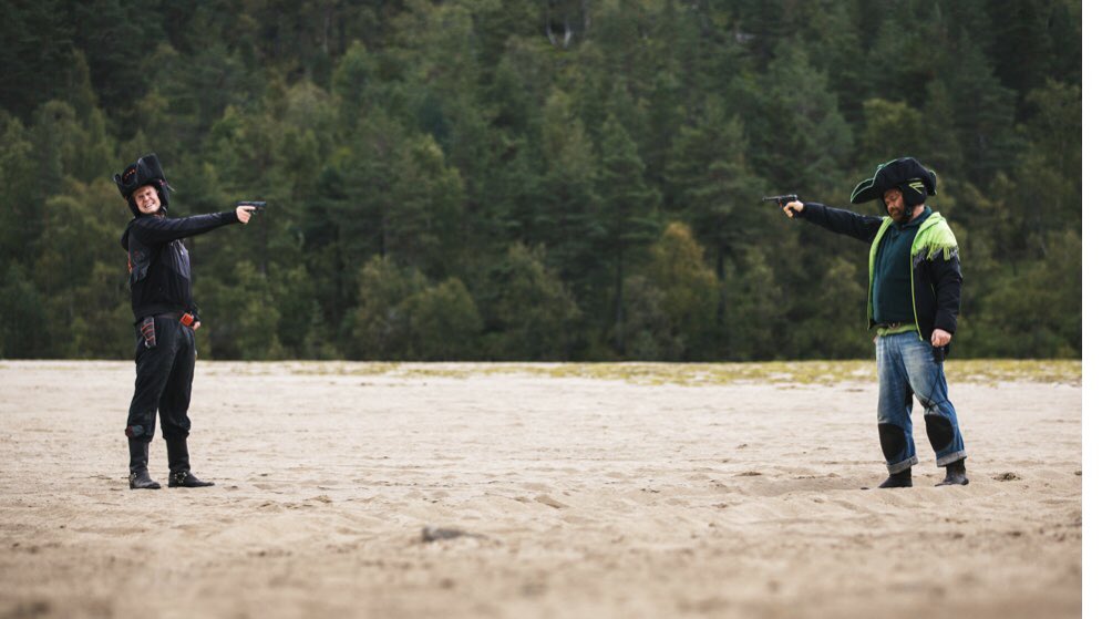 #LakeOverFire is a delightfully deadpan and absurdist neo-Western...set in Norway. It’ll give you plenty to talk about over post-film drinks at <a href="/ZeitgeistCafe/">Zeitgeist Arts Cafe</a> #DEFilmFest10