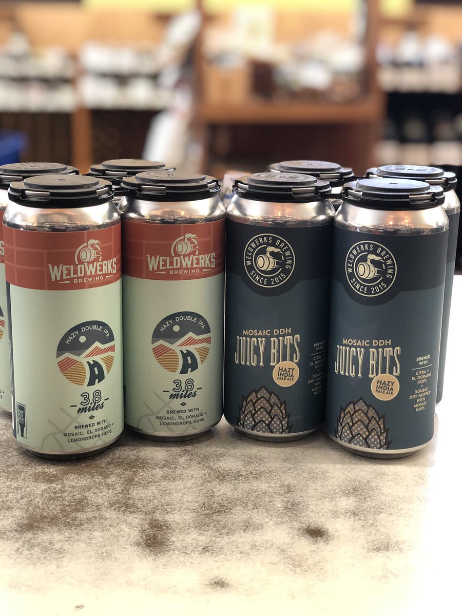 GrapeEx's tweet photo. Mosaic Juicy Bits and Organic Beer from Peak Brewing! Great haul going into the weekend #GrapeEx #WeLoveBeer #SupportSmallBusiness https://t.co/TO1crg00LH