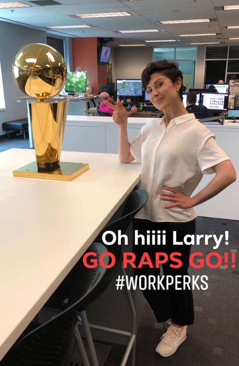 OlexPruchnicky's tweet photo. It’s a fun time to be working at Sportsnet! #RaptorsNation https://t.co/ATaOB65eYQ