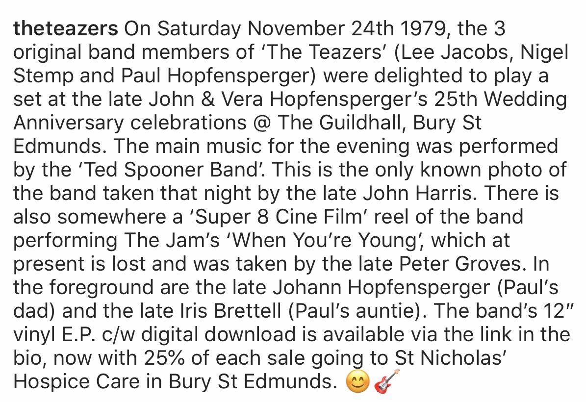 TheTeazers's tweet photo. Following a conversation at last nightโs @bstetc meeting with a representative of @stnichhospice We will now be donating 25% of all autographed by @CllrHoffy #TheTeazers #TeenageAngst sales to them. Please RT and lets sell out completely! Thank you ๐ ๐ธ https://t.co/hcBuVG2STd https://t.co/NaMHHamYXN