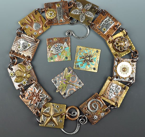 BeadandButton's tweet photo. Learn the art of cold connections -- riveting. No glues or heat -- just you and your hammer! Thu. June 6 | 8:30am - 3:30pm https://t.co/GliVY6btfV #beadandbuttonshow #beadandbuttonshow2019 #bnbshow #milwaukee https://t.co/oU3EB4UQBh