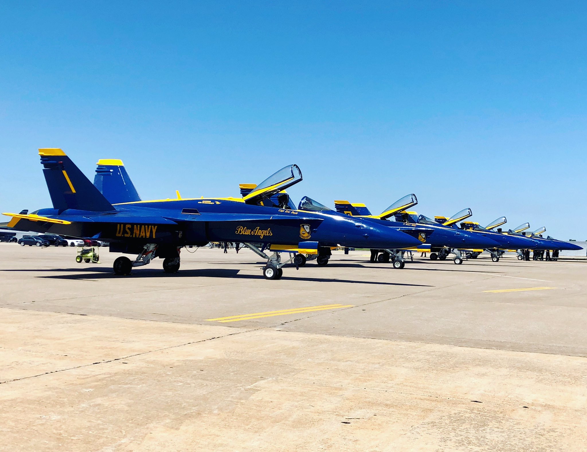blue angels tinker afb