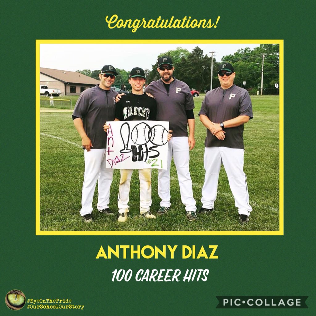Congratulations to Senior Anthony Diaz on accumulating 100 hits and establishing a new school career hits record!
#EyeOnThePride #CatsCommUNITY #OurSchoolOurStory <a href="/pinelandscats/">Pinelands Wildcats</a> <a href="/CatAthletics/">Pinelands Athletics</a> <a href="/PinelandsRegio1/">Pinelands Regional Baseball</a>