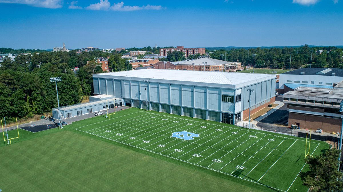 MontyShots's tweet image. The new @TarHeelFootball practice facilities are complete and updated turf is being installed at Kenan Memorial Stadium in preparation for the 2019 campaign under @CoachMackBrown at @UNC 🐏 #goheels