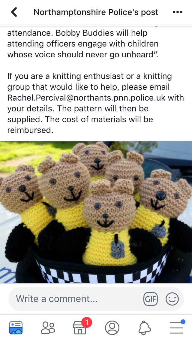 Do we have any #Northantshour knitters? Unfortunately I can’t but will have a look on YouTube to see if I can learn for this brilliant cause and please let us know if you require anything else <a href="/NorthantsPolice/">Northants Police</a> #Northantshour