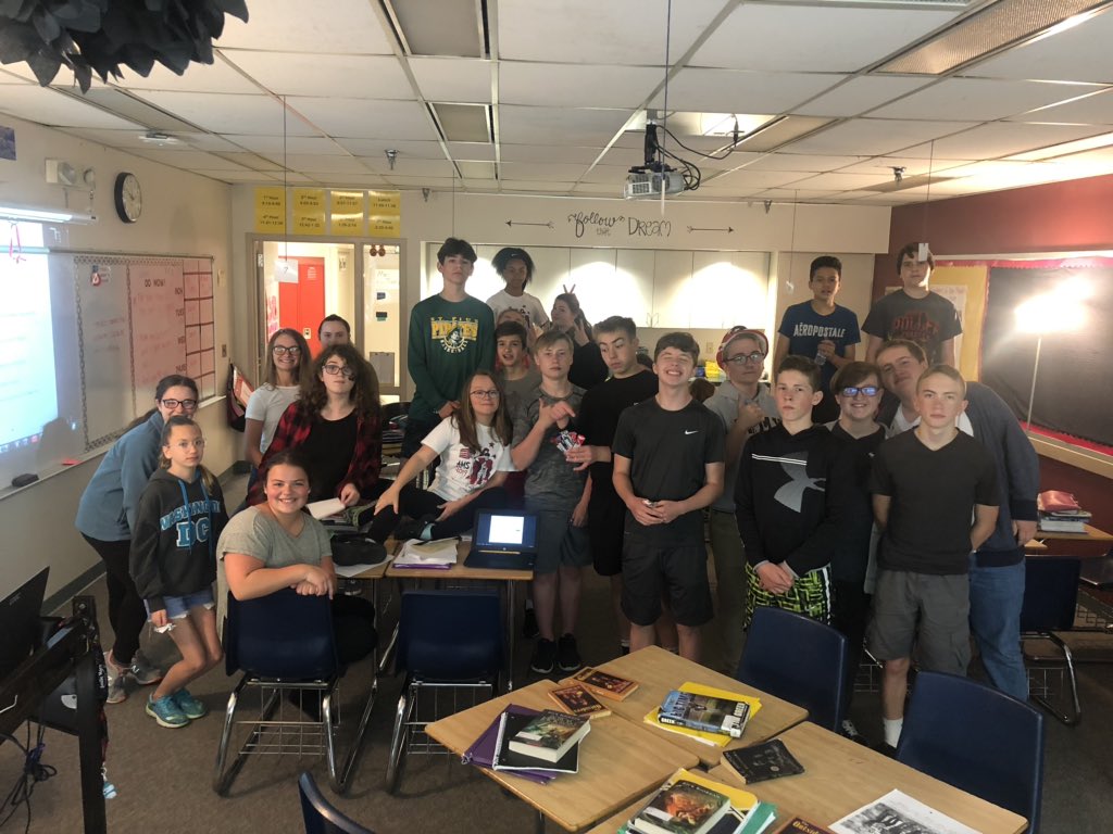 ginalustig's tweet photo. Most money raised for the 🇺🇸 PBIS fundraiser! 1st place: Mrs Lustig’s 4th hour! Honorable mention (NOT 1st place) to @Mr_Beltran_AMS 4th hour.  This is Team Lustig’s 3rd win for the year 🏆 https://t.co/A6hmcNfLEI