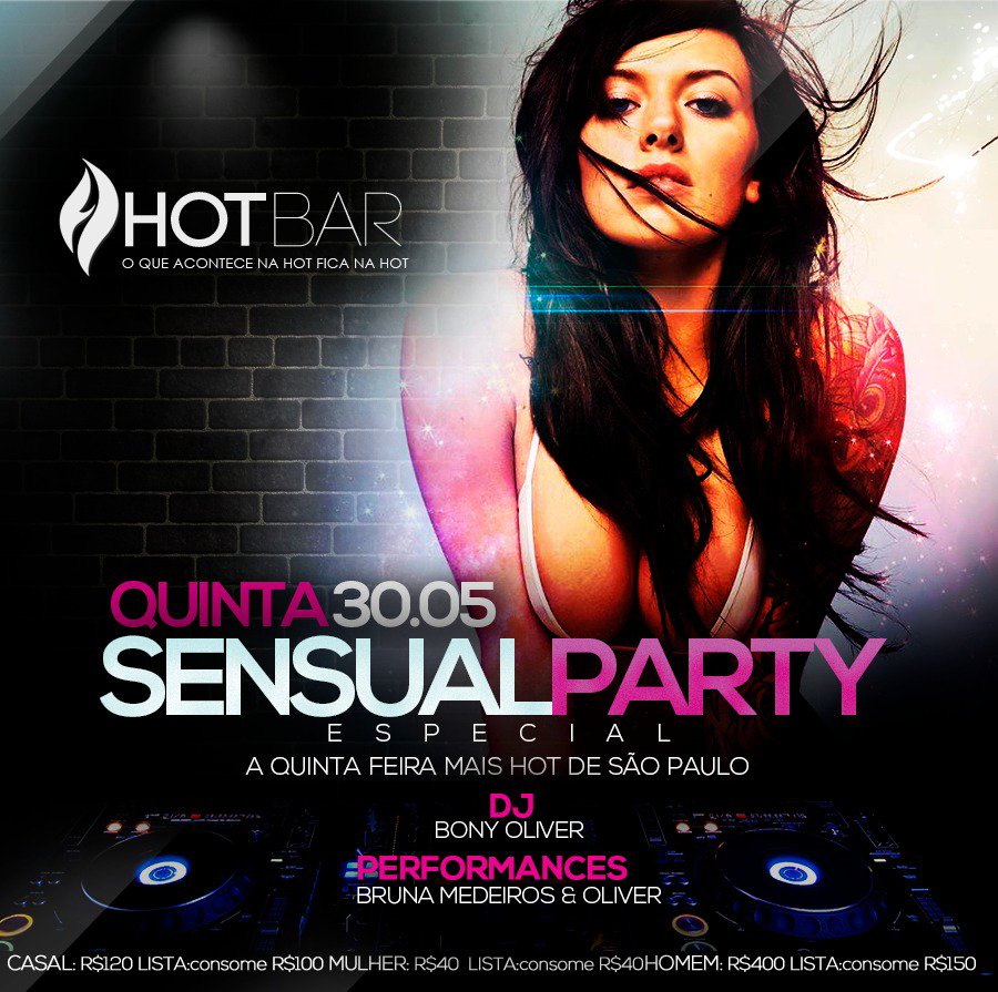 hotbarsp's tweet photo. Sensual Party, tornando a sua noite de quinta mais caliente, somente aqui na Hot Bar!
Vip para casais e mulheres entrando até 00:00 com nome na lista.
Para mais informações ou nomes para a lista, temos nosso whatsapp: 11 95039-9869
#hotbarsp #hotbar #baladassp #vemprahot https://t.co/qUs6L2NUOu