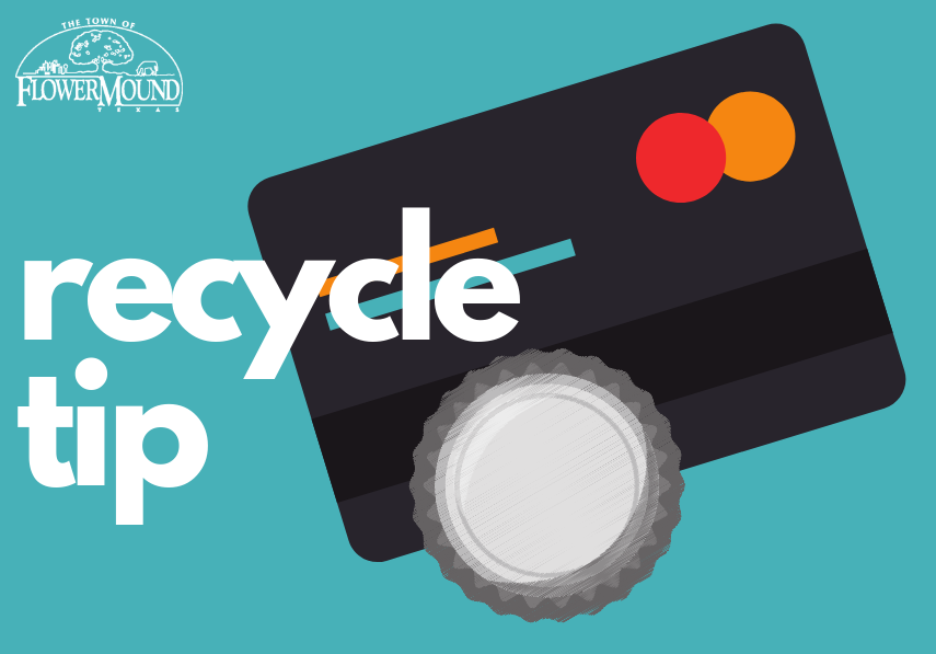 flower_mound's tweet photo. According to @RepublicService, the rule of thumb is anything smaller than a credit card (like loose lids/coffee pods) should go in the trash (unless you can secure a lid to its bottle). Small items can jam the sorting equipment & shut down operations for some time. #RecycleTip β»οΈ https://t.co/h5hUYaZNCO