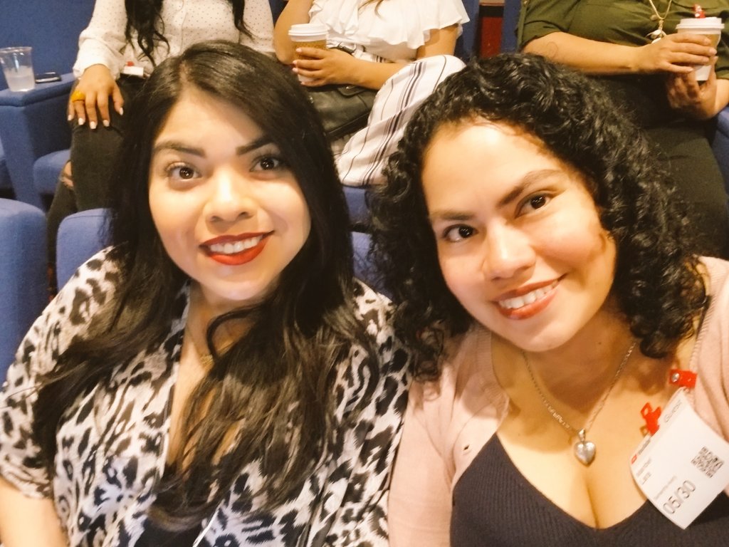 latina_sweetie's tweet photo. Reunited with @monicaBMH at @WeAllGrowLatina . This woman is helping people secure their financial futures.  #WeAllGrow #YouTubeSpaces  #YouTubeCreators https://t.co/ZXxuEJKlyn