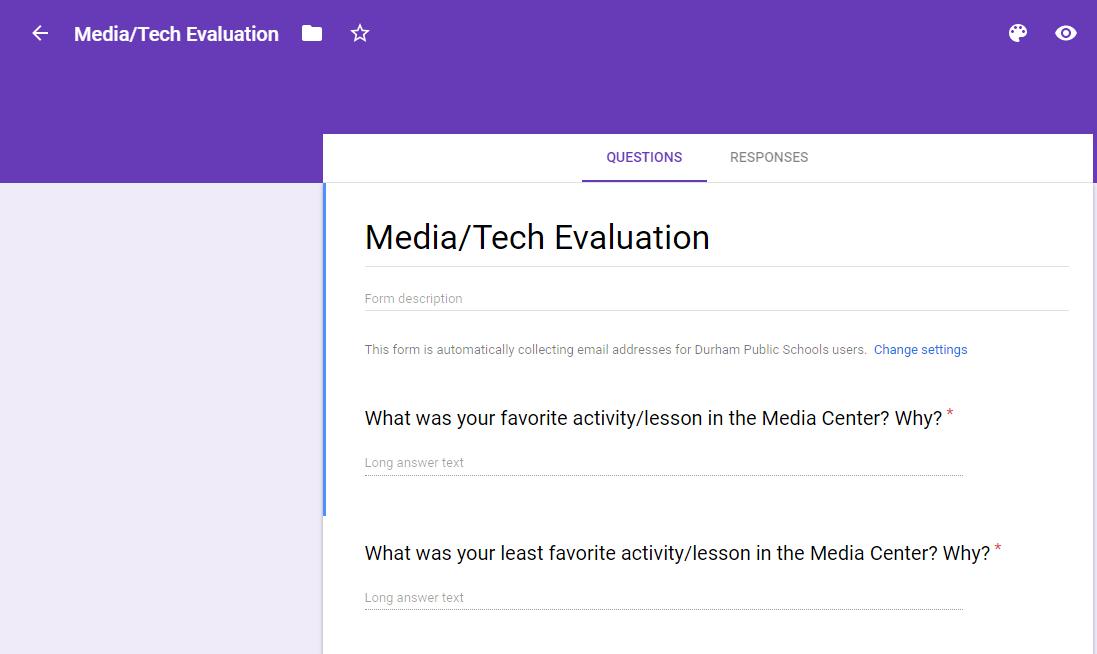 Want an easy way on how you can make your Media Center better? Ask your kids. I love giving my students a chance to give feedback about what we have done throughout the year #listentoyourkids #theyknow