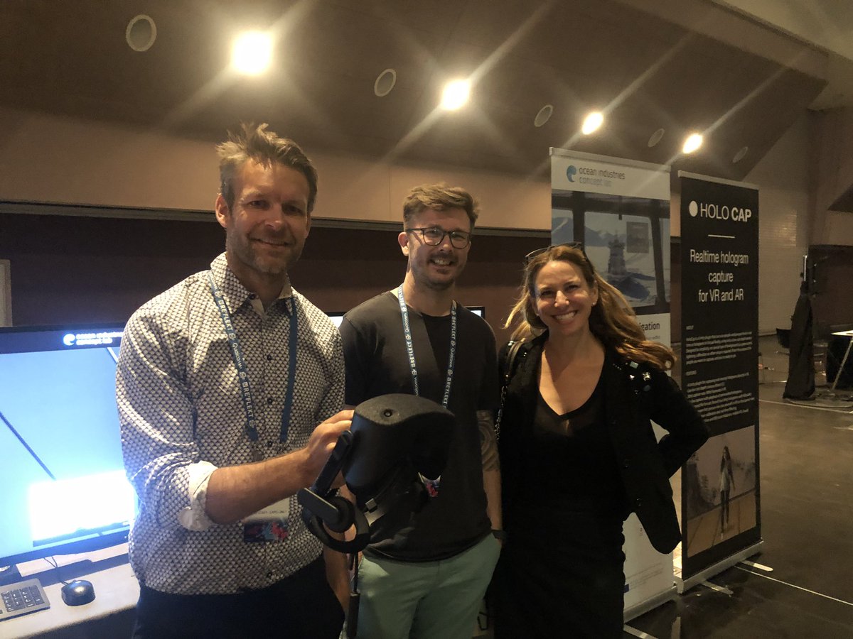 JoannaPopper's tweet photo. The #HPReverb will be showcased at #AWE2019 at Glue (Expo Booth 734) and in the Playground: Centertec &amp; Holocap. 
The new #HPVRBackpack will be showcased at #AWE2019 at these booths: Glue, Centertec, Holocap and Coalcar / Vive. 
Check it out! @HP #PoweredByHP @HP_Newsroom https://t.co/dClA7YXftu