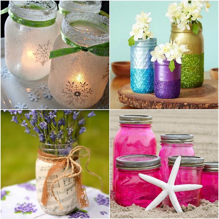 There are countless ways to Mod Podge mason jars and Mod Podge Rocks shares 18 unique ways with us! These decoupage mason jars are easy and fun!

bit.ly/2Y9yZwz